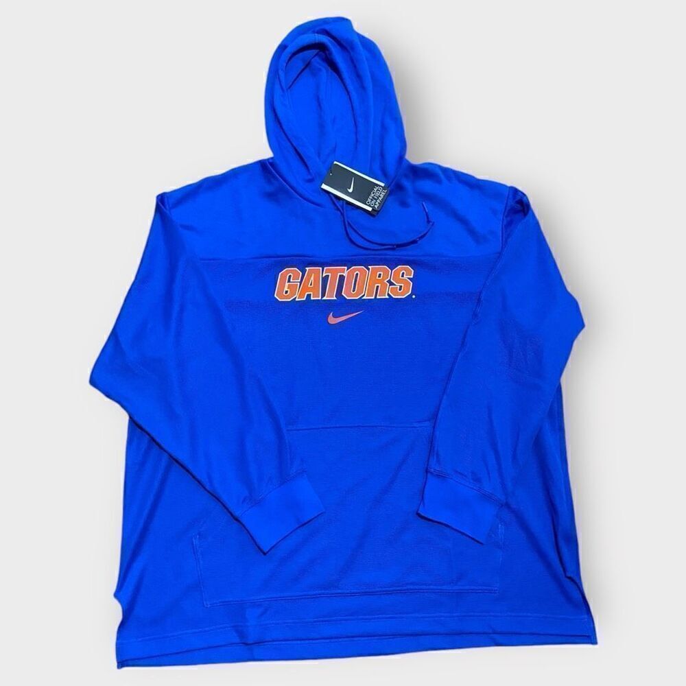 Nike University Of Florida Gators Embossed On-Field Hoodie Shirt size XXL (a)